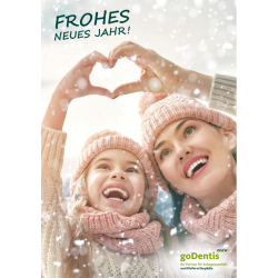 Poster Herz "Frohes neues...