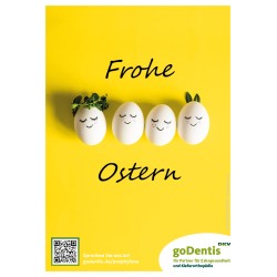 Frohe Ostern, gelb - Poster